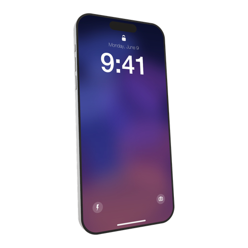 3D iPhone 17 mockup rendered in OpenMock