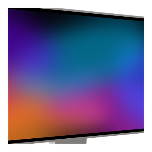 3D Pro Display XDR mockup rendered in OpenMock