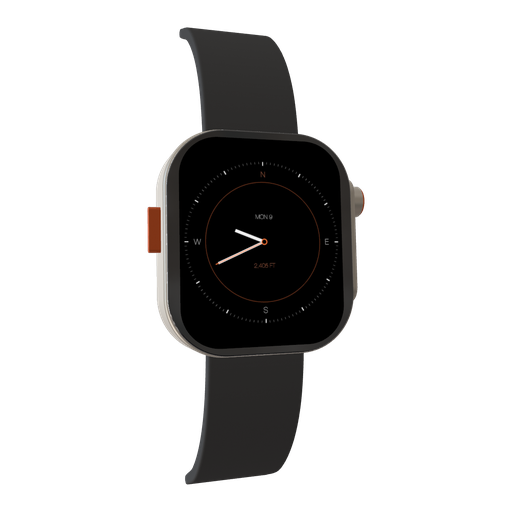 3D Apple Watch Ultra 3 mockup rendered in OpenMock
